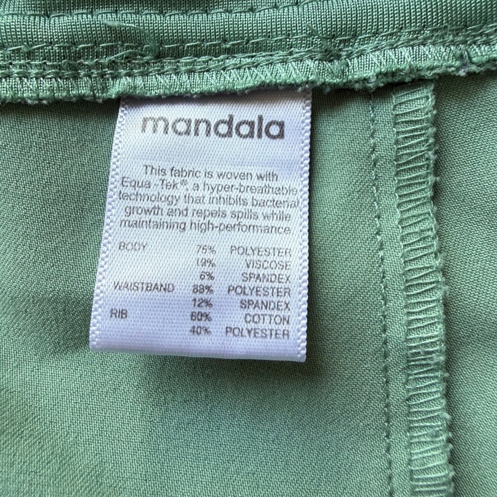 Mandala Equa-Tek Yoga Scrub Pants Joggers Lot of 2 Bundle XL Petite Maternity - Picture 5 of 14